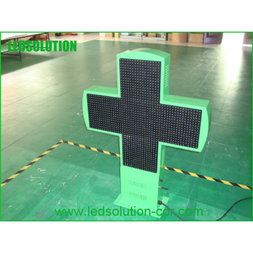 Outdoor Full Color/Single Color LED Cross Pharmacy